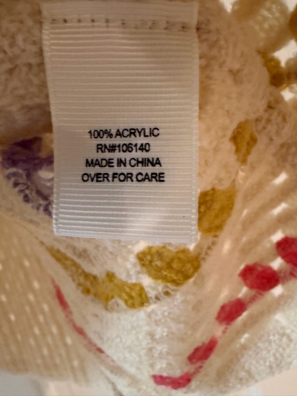 Ultra Pink Cream Open-Weave Crochet Polo Sweater - Picture 3 of 4